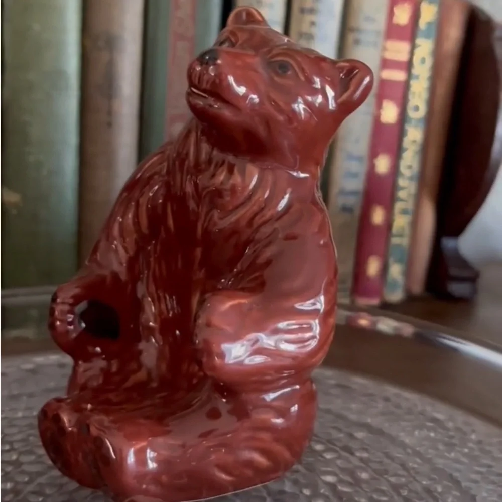 Charming Brown Bear and Cub Salt & Pepper Shaker Set Ceramic